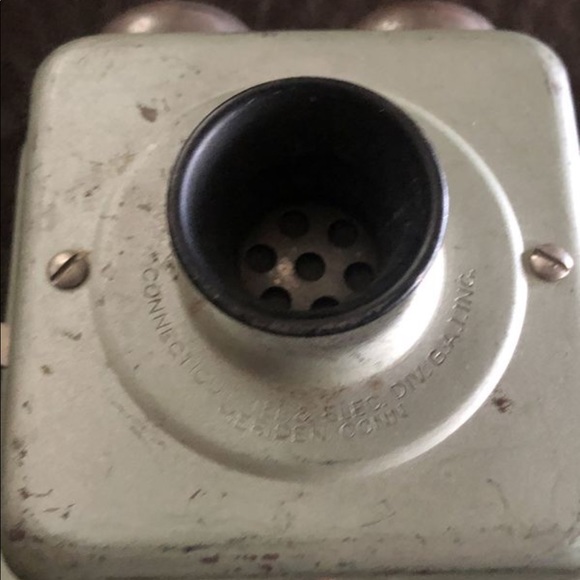 “Vintage”Wall Telephone Box Bells Speakers/handset - Picture 2 of 5